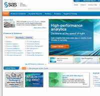 sas.com screenshot