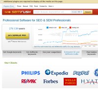 semrush.com screenshot