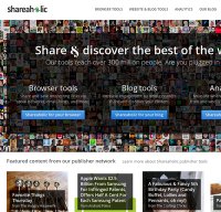 shareaholic.com screenshot