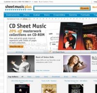 sheetmusicplus.com screenshot