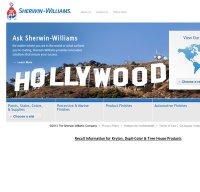 sherwin-williams.com screenshot