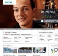 siemens.com screenshot