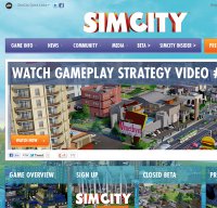 simcity.com screenshot