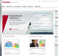 siteadvisor.com screenshot