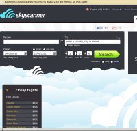 skyscanner.com screenshot