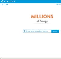 slacker.com screenshot