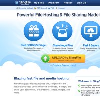 slingfile.com screenshot