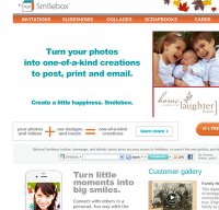 smilebox.com screenshot