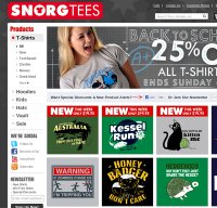 snorgtees.com screenshot