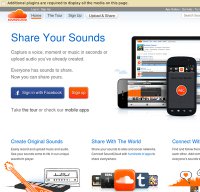 soundcloud.com screenshot