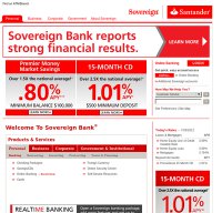 sovereignbank.com screenshot