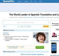 spanishdict.com screenshot