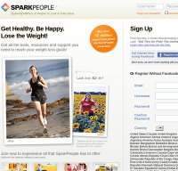 sparkpeople.com screenshot