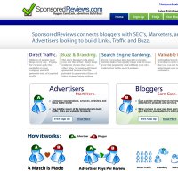 sponsoredreviews.com screenshot