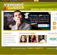 sponsoredtweets.com screenshot