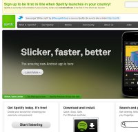 spotify.com screenshot