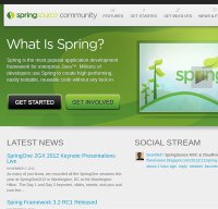 spring.io screenshot