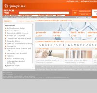 springerlink.com screenshot