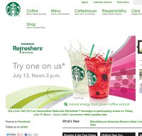 starbucks.com screenshot