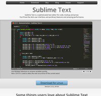 sublimetext.com screenshot