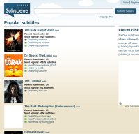 subscene.com screenshot