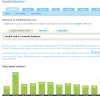 subtitleseeker.com screenshot