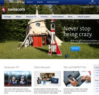 swisscom.ch screenshot