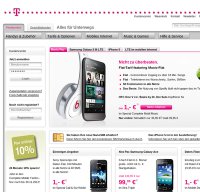 t-mobile.de screenshot