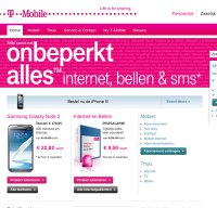 t-mobile.nl screenshot