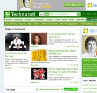 technorati.com screenshot