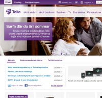 telia.se screenshot