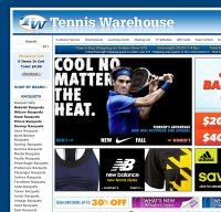 tennis-warehouse.com screenshot