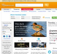 thesaurus.com screenshot