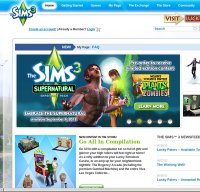 The Sims 3: Website My Page Offering Free Simpoint Redemption