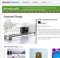 thingiverse.com screenshot