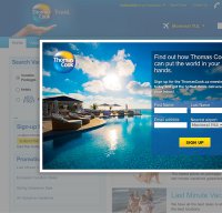 thomascook.com screenshot