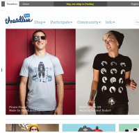 threadless.com screenshot