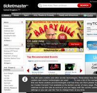 ticketmaster.co.uk screenshot