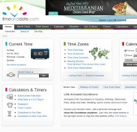 timeanddate.com screenshot