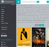 torrentreactor.net screenshot