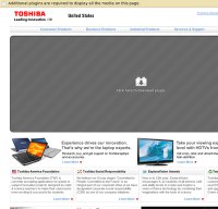 toshiba.com screenshot