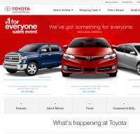 toyota.com screenshot