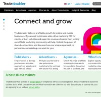 tradedoubler.com screenshot