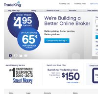 tradeking.com screenshot