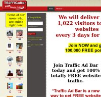 trafficadbar.com screenshot