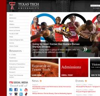 ttu.edu screenshot