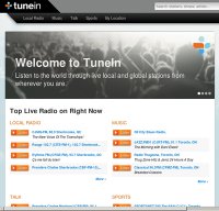 tunein.com screenshot