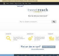 tweetreach.com screenshot