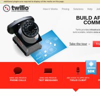 twilio.com screenshot