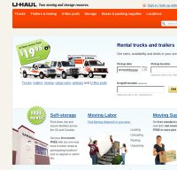 uhaul.com screenshot